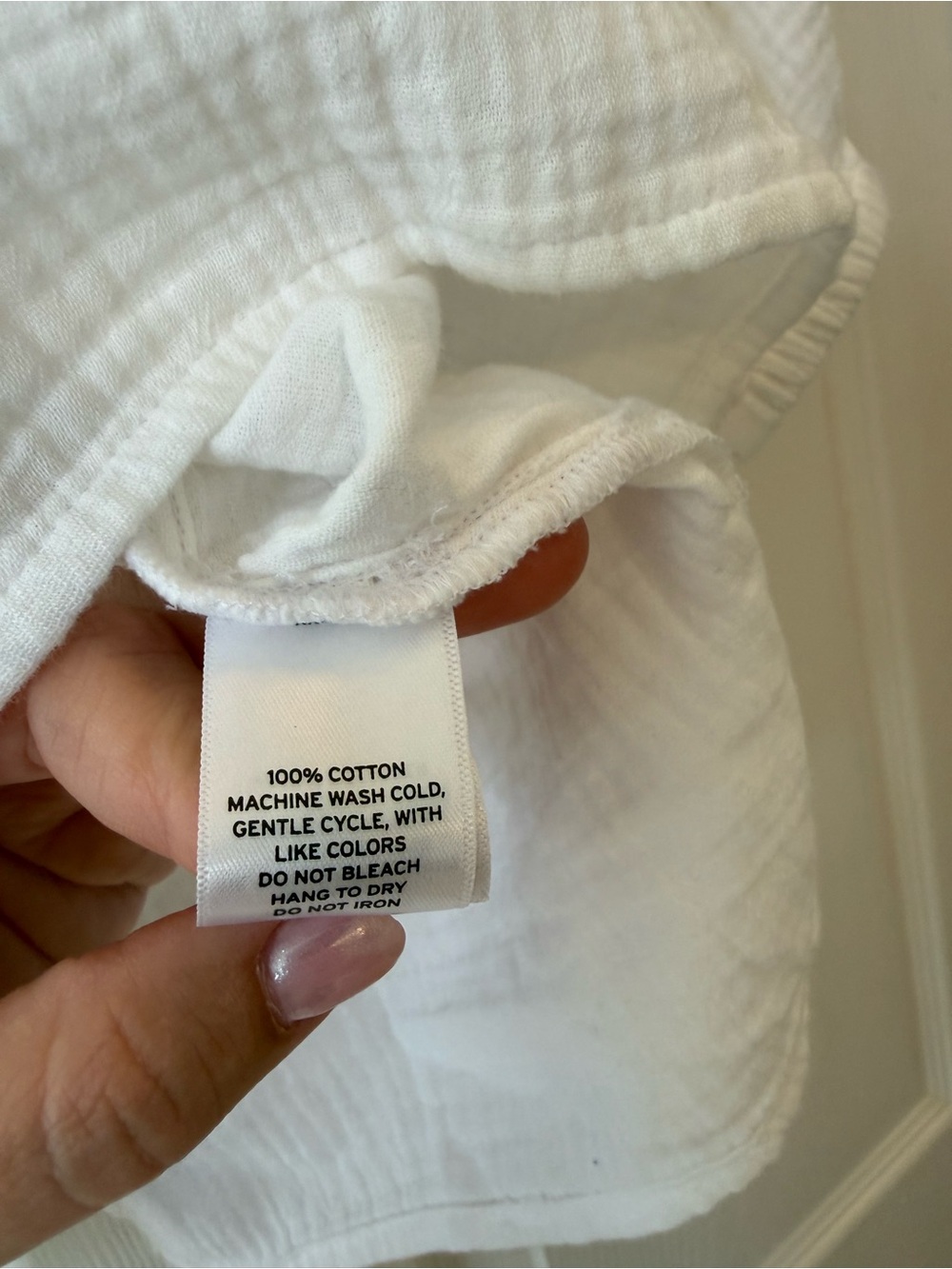 Caslon cotton white blouse nwot size small - Picture 4 of 5